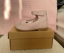 Pink Leather Girls Shoes