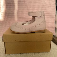 Pink Leather Girls Shoes