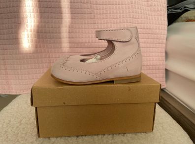 Pink Leather Girls Shoes