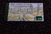 Ireland Mint Stamps : Irish Garden Flowers , Commemorative Stamp Booklet - 1990