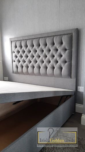 ottoman lift up bed frame and headboard