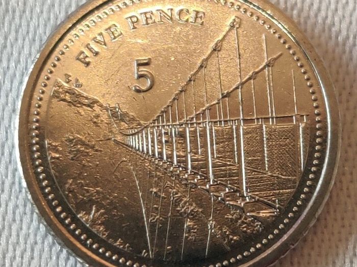 Rare BA Gibraltar 5p Windsor Bridge 2020