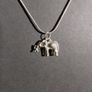 Elephant Pendant on Sterling Silver Chain Image 2