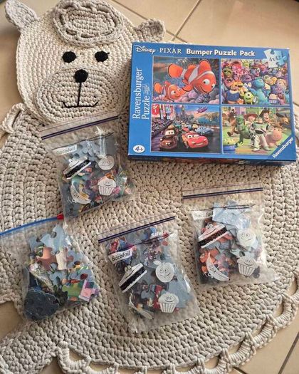 Puzzles 5 boxes age 4+