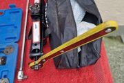 Car jack/brake caliper wind back kit/coil spring compressor kit