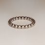 Pandora Sterling Silver Beaded Ring Image 2