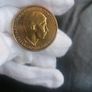 1969 Charles Prince Of Wales Gold Plated Medallion Image 5