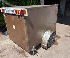 Box Trailer used for camping