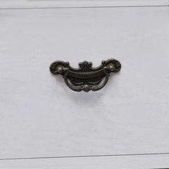 Sideboard with 10 Drawers White 113x30x79 cm Wood