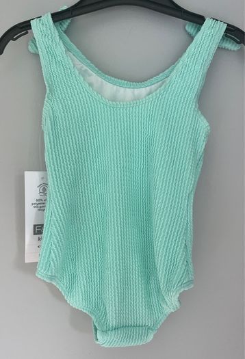 Tesco F+F Aqua Girls swimsuit Age 3-4  BNWT