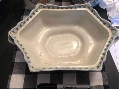 Rare antique burslem serving dish