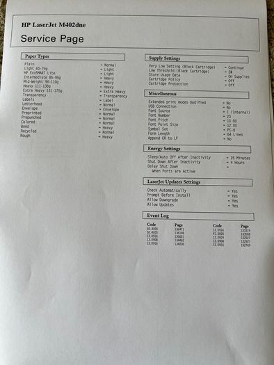 HP LaserJet Pro M402dne Professional Mono Laser Printer