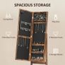 NEW Freestanding LED Mirrored Jewellery Storage Cabinet Adjustable Angle Image 3