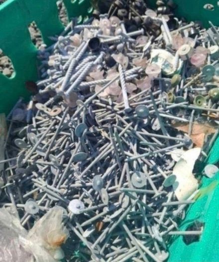 Mix of Galvanised Shed Nails