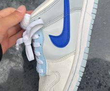 Nike dunk low Ivory Hyper royal trainers