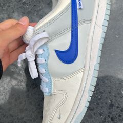 Nike dunk low Ivory Hyper royal trainers