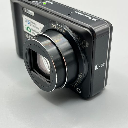 Sony Cybershot DSC-H55 Digital Camera 14MP 10x Zoom Black + SD