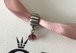 Pandora Charm Purple Stone Dangle