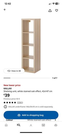 Ikea Kallax Storage Unit
