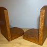 vintage oak book ends Image 3