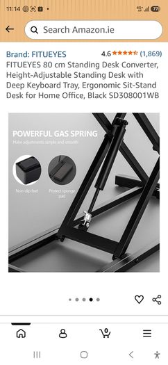 65 cm FITUEYES Premium Standing desk converter