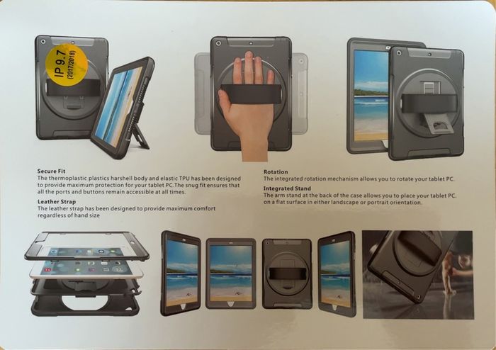 ipad 9,7" super protection case