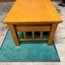 Dorsch 2 drawer coffee table rustic solid oak Image 2