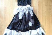 Gothic Maid Halloween Costume Adult Plus Size XXL Black Bride