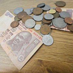 Old Coins and Banknotes lot Collectable