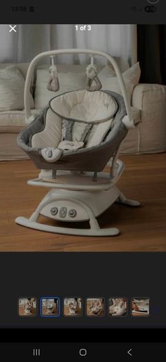 Joie Emeri 2-in-1 Baby Swing and Rocker Fern
