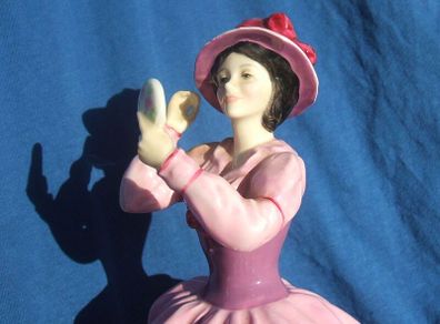 LADY PAMELA (Royal Doulton HN 2718) - a finely produced figurine (1970's). 8 1/16" (206mm) height.