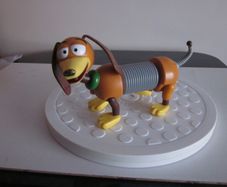 Mattel Disney Toy Story Slinky Dog Tube Body Poseable Action Figure 2017 FRX09.