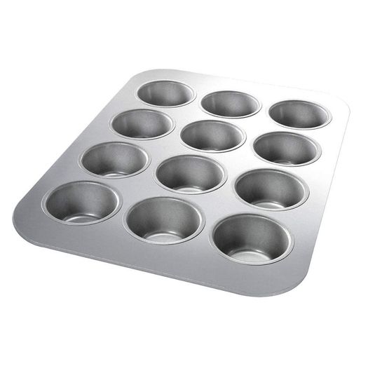 Bakeware/Chicago Metallic 12 Hole Mini Muffin Tin with Loose Bases/Cupcake Tray/Two Sponge Cake Trays/Cooling Rack .. Price is Reduced for all 5 pieces ..