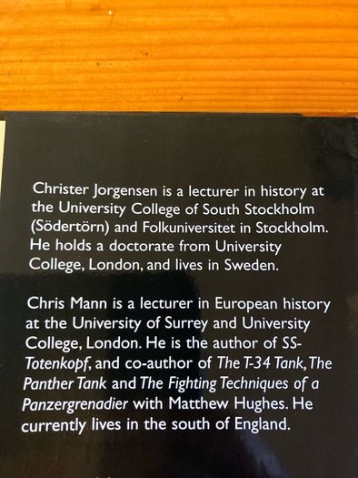 Military book: 'Tank Warfare'
