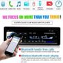 Single 1 Din Car Stereo Bluetooth FM/USB/AUX/SD MP3 Player Radio Remote + Frame Image 2