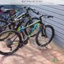 FREE P&P 3 Bike Stand Floor or Wall mounted bike rack for garage Bicycle Parking rack Cycle Storage Locking Stand Image 3