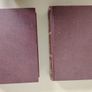 1962 Vintage Britannica Oxford Dictionary (2-Vol Set) Burgundy & Gold - Near Mint Image 6