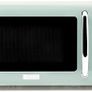 Haden Cotswold Green Microwave Oven  800W Retro Design, 20L Capacity, Compact Digital Microwave for Small Kitchens, 5 Power Levels, Easy to Use and Clean with Defrost and Express Functions Image 3