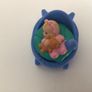 Vintage Fisher Price Baby Figures with Chair and stroller Image 6