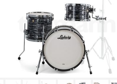 Ludwig Classic Maple Downbeat Black Oyster