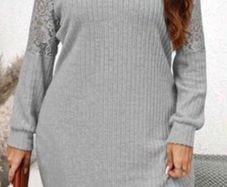 Raglan sleeves dress