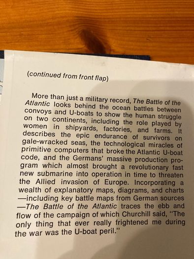 War book: 'The battle of the Atlantic'