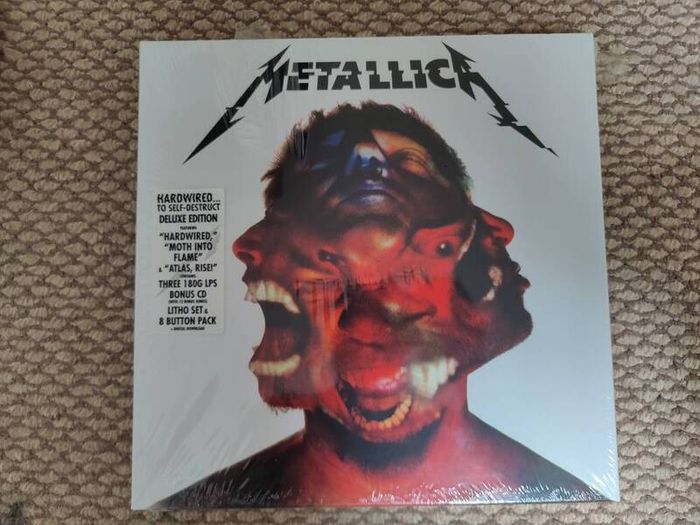 Metallica "Hardwired to Self-Destruct" Deluxe Collectors 3LP+1CD Vinyl Boxset