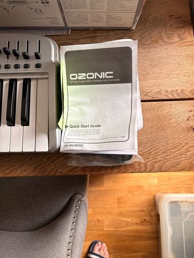 Maudio ozonic midi FireWire keyboard interface and controller