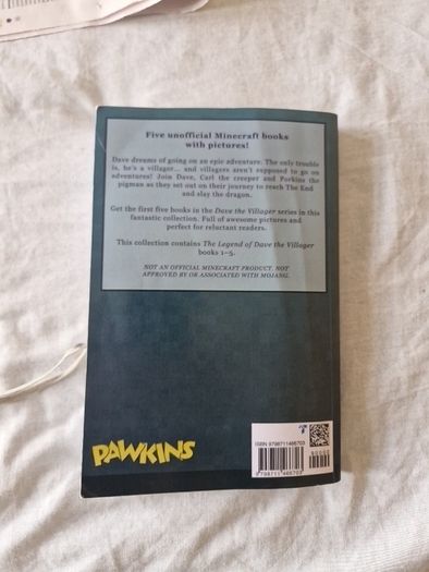 MInecraft book, Dave the Villager books 1-5