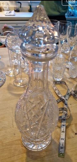 Vintage Waterford Crystal Shannon Pattern Decanter and Stopper