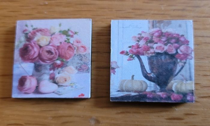 Miniature Paintings, pictures for dolls houses