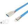 Blue 1m Zinc Alloy Data Sync / Lightning USB Cable for iPhone 7 6 6s Plus 5 Image 4