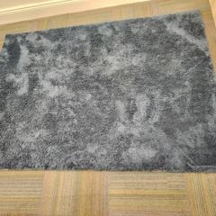 Dunnes Stores Navy Plush Rug