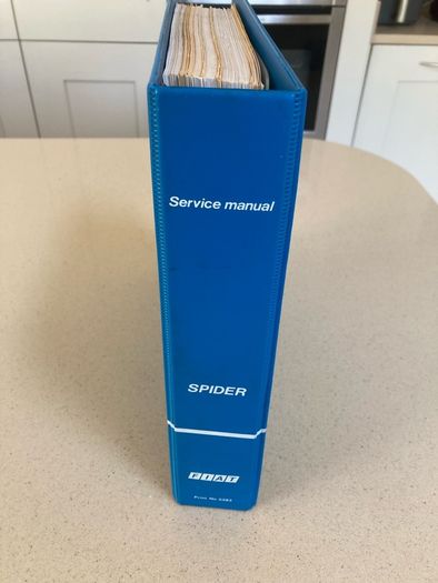 Fiat 124 Spider Factory Shop Manual